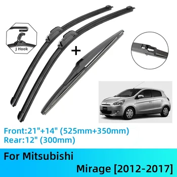 За Mitsubishi Mirage Предните И Задните Четки За Чистачки Четки Нож Аксесоари J U Кука 2012-2017 2012 2013 2014 2015 2016 2017