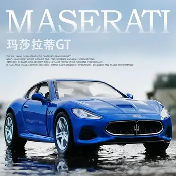 1:36 Maserati Gran Turismo MC Висока симулация на Изискани Гласове под налягане Играчка Превозни Средства Стайлинг Легкосплавная модел кола Играчки за пишещи машини F38