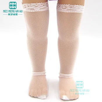 1/4 BJD кукла Модни мрежести чорапи, Подходящи за 40-43 см кукла с аксесоари и Подарък за момичета дантелени чорапи