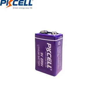 1 БР. Батерия PKCELL ER9V 1200 mah 9 В Li-SOCl2 Батерии Bateria 