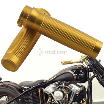 1 инч 25 мм Златна Алуминий Изработени По Поръчка на Кормилото на Мотоциклета Химикалки са Подходящи За Harley 883R 883L Sportster Chopper Bobber Street Bob Bobber