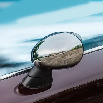 1 Чифт Автомобилни Външни Огледала за обратно виждане, Хромирани Тампон за Mini Cooper F55 Хардтоп F56 Хетчбек 2015 2016 2017 2018