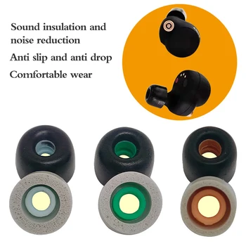 1 Чифт Предпазни слушалки Антиалергичен Тапи за уши Sony WF-1000XM4 WF-1000XM3 Безжични Bluetooth Слушалки с паметта Памучен gag за уши 0