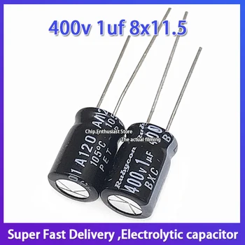 10 БР. внос на електролитни кондензатори Rubycon 400 В 1 icf 8x11 5 ruby bxc с висока честота, ниско съпротивление и продължителна експлоатация