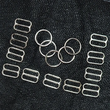 100 БР./лот, 6-25 мм, метални регулировщики сутиен, катарами, пръстен форми 089 плъзгача и куки