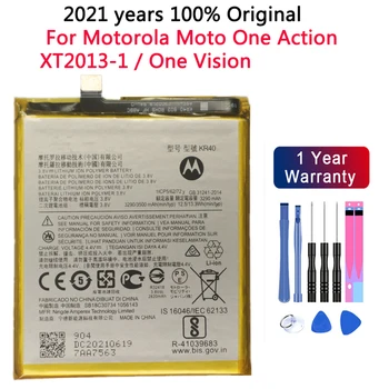 100% Оригинален Нов 3500 mah KR40 Взаимозаменяеми Батерия за мобилен телефон Motorola Moto One Action XT2013-1 / One Vision XT1970-1