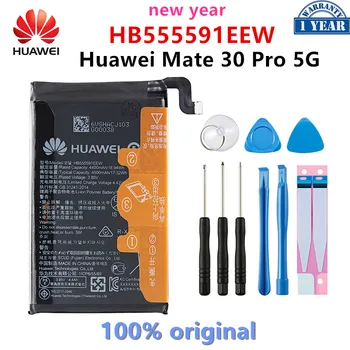 100% Оригинална Батерия HUAWEI HB555591EEW 4500 mah За Huawei Mate30 Pro 5G/Mate 30 pro 5G/Mate30Pro 5G Батерии + Инструменти
