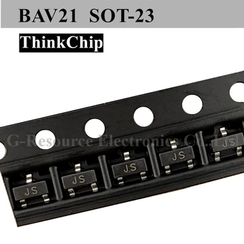 (100шт) BAS21 SOT-23 SMD Переключающий диод (маркиране на JS) BAS21VD SOT23