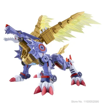 15 см Оригинален Бандай Digimon Adventure Digimon Фигурка Чудовище-Увеличение на Стандартната Metalgarurumon Аниме Фигурки и Играчки Модел Играчки