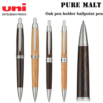 1БР Япония Uni ЧИСТ МАЛЦ SS-1015/SS-1025 0,7 мм, естествен Дъбов прът Химикалка химикалка Черна Превръзка Химикалка писалка може да се замени ядрото