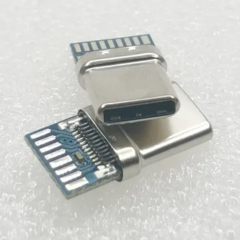 2-20 бр USB 3.1 Тип C Конектор Штекерная Изход Изход Адаптер С печатна Платка машина за висока точност Конектор За Зареждане на Храна