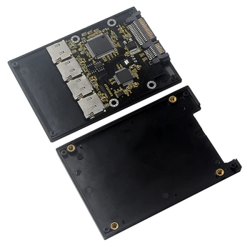 2,5-инчов карта адаптер 4 TF SATA, домашно твърд диск SSD, за групова RAID-карти Micro-SD SATA