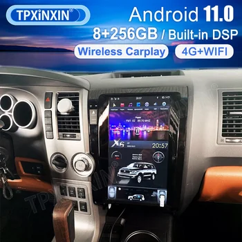 2 Din Android 11,0 8G + 128 GB За Toyota Tundra Sequoia 2007-2013 Радио Авто Мултимедиен Плейър Авто Стерео GPS Навигация Главното Устройство
