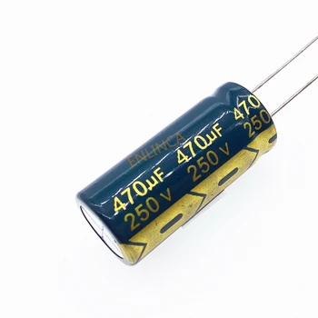 2 бр./много висока честота Нисък Импеданс 250 470 uf Алуминиеви Електролитни кондензатори Размер на 470 uf 20%