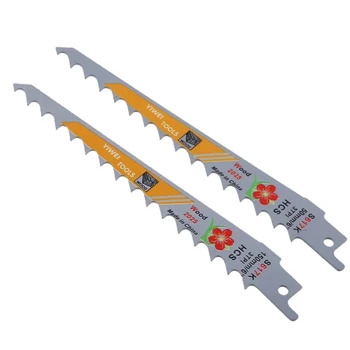 2 елемента S617K ВозвратноПоступательное Пильное Платно 150 мм HCS Лобзиковые Нож За Рязане на Дървен материал PVC Ножове Дървообработване