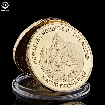 2007 Куско Перу Мачу Пикчу Новите Седем чудеса на света Колекция от златни монети