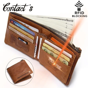 2021 RFID Блокиране на Чантата За Мъже, Портмонета И портфейли От Естествена Кожа, Малък Кратък Джоб За Монети С картодържателя, Чанта За Пари Cartera