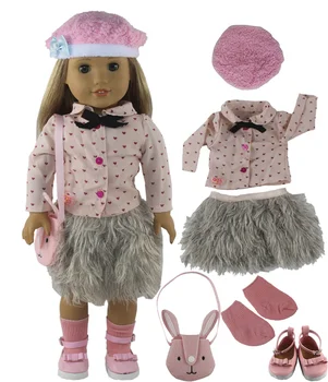 2022 Нов 1 Комплект Кукольной дрехи и Аксесоари за кукли Дрешки за 18 Inch американската кукла Много стилове за избор X143