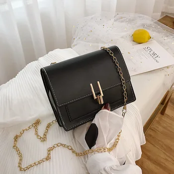 2022 нови мини чанта дамска мода ins ultra fire ретро широка презрамка на чанта в чантата си прост стил Чанта През Рамо