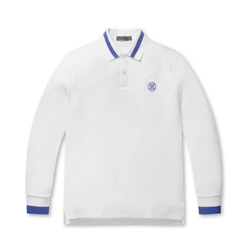 2023 Ризи Топка За Голф Мъжки Дебели С Дълги Ръкави Меки Въздушни Памучни Ризи, Спортно Облекло На Открито Мъжки Блузи За Голф 0