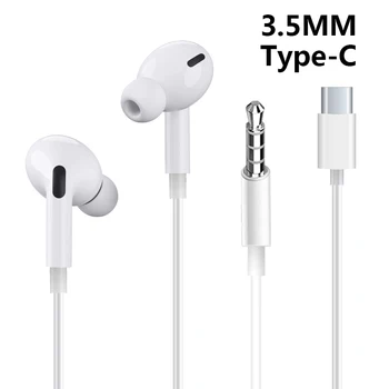 3.5 мм Кабел Слушалки в ушите с Микрофон, стерео слушалки за HUAWEI, Xiaomi Redmi Note 9 Pro 8 7 6 Poco X3 M4 ушите Слушалки