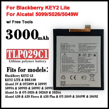 3000 mah TLp029C1 Батерия За Alcatel TCL A30 Fierce A30 Plus OT-5049S OT-5049Z За Blackberry Key2 LE Key 2 LE (не за key2)