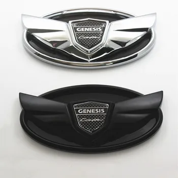 3D иконата за логото на GENESIS COUPE оформление на автомобила крило на ангел колата предна решетка лого за съвременния Kia ремонт на лого