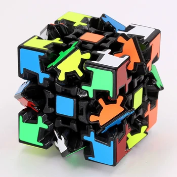 3x3 Зъбни Пъзел Обрат Куб Магически Куб Странна Форма на градската железница s Куб Професионална Логическа Игра Забавни Играчки За Деца И Възрастни Подарък