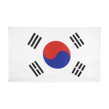 3x5 фута Безплатна Доставка В Присъствието на Южна Корея Taegukgi Taegeuk Флаг