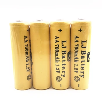 4 x AA 700 mah 1,2 Акумулаторна батерия NI-CD 1,2 Акумулаторна батерия 2A Baterias Bateria 