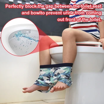4 Бр. Защита от Пръски тоалетна, Дефлектор на урината за седалката на Тоалетната чиния, Защита От Пръски на урината Приучение на обличане Защита От Пръски на урината B03E 0