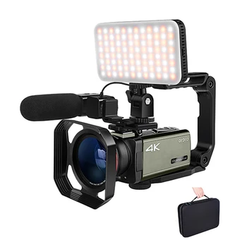 4K Потоковая Камера YouTube, Facebook Ordro AX60 с 12-кратно оптично увеличение Vlog Камера Filmadora Full HD Professional