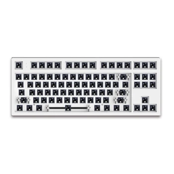 87Key Ръчна Детска Клавиатура Комплект Пълно Програмиране Клавиш FN Layer Editor Безжична Детска Клавиатура за PC Mk870
