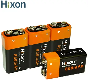 9 В 6F22 850 ма за Детектор За Дим Мултицет Аларма Защитена Акумулаторна Литиево-йонна Батерия Производство Hixon с високо качество