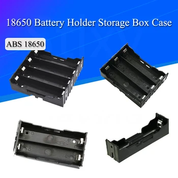 ABS 18650 Резервни Батерии За телефони Седалките 1X 2X 3X 4X 18650 Притежателя на Батерията Кутия За Съхранение за Носене 1 2 3 4 Слот Батерия Контейнер С Твърд Штифтом