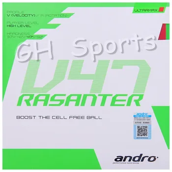 Andro RASANTER V47 (не лепкава гума, тензорная гъба) Гумени Пипса за тенис на маса-В Гъба за пинг-понг Тенис De Mesa