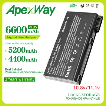Apexway 4400 mah 6 КЛЕТКИ на I-L74 Нова Батерия за лаптоп MSI L74 L75 A5000 A6000 CX500 CX500DX CX705X CX623 EX460 EX610 CX700 CX620
