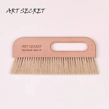 ArtSecret Нова Четка За Прах Опашка Коса Taklon Косата Дървена Дръжка 6635 #8 За Прах Стени Пол Отломки Прах 0
