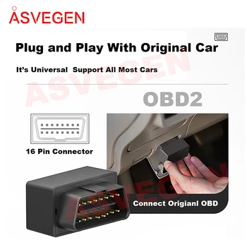 Asvegen за OBD2 ELM327 Bluetooth модел BT OBD Инструменти за Използване в автомобилната навигация, Щепсела и да играе.