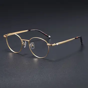 Baolong мъжка мода рамки за очила по рецепта 0172 дамски кръгли рамки за четене деления на компютърни очила