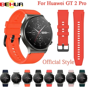 BEHUA 22 мм и Каишка за Huawei Watch GT 2 Pro Гривна Мек Силиконов Каишка за Часовник Huawei GT2 Pro Гривна Сменяеми Аксесоари