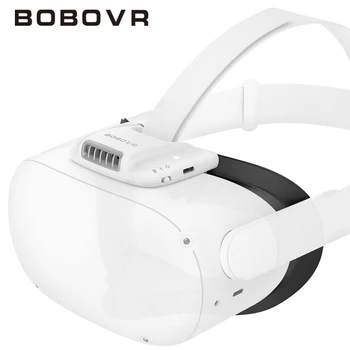 BOBOVR F2 за Oculus Quest2 Активен Въздушен Вентилатор Без Замъгляване Лицето Интерфейс Тампон за лице Премахва Ръми M2 Pro Каишка B2 Отделението блок C2 Калъф