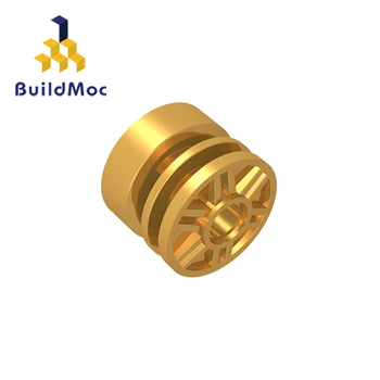 BuildMOC 55981Wheel 18 mm x 14 mm с Отвор за закрепване на Фалшиви Болтове и Шалло За Изграждане на Блоковете резервни Части САМ Ед