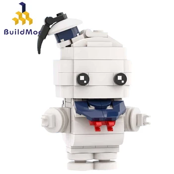 Buildmoc Класически Филм От 1984 Ловци На Духове BrickHeadz Фигурки Бял Призрак Голям Шеф Модел Строителни Блокове На Детски Играчки Подарък