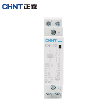 CHNT CHINT NCH8-25/20 Модулен домакинството на Контактор за променлив ток 220 v 230 v променлив ток 25A 1NO 1NC 2NO 2NC