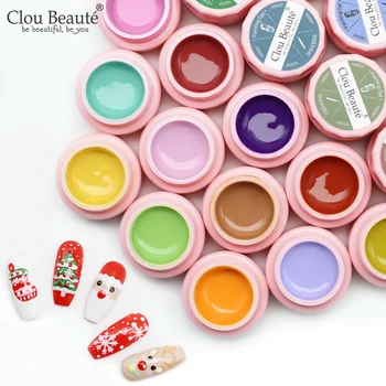 Clou Beaute 5 МЛ Гел За Рисуване 72 Цвят UV Гел Лак За Нокти Отмачивающийся Лак За Нокти Новост 2020 Дизайн Нокти Дизайн Маникюр 0