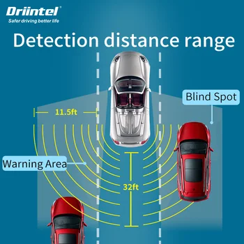 Driintel Миллиметроволновая радарна система за откриване на слепи петна BSD BSA БСМ Микровълновата Мониторинг на Слепи петна, Помощ при Смяна на платното на движение Паркинг