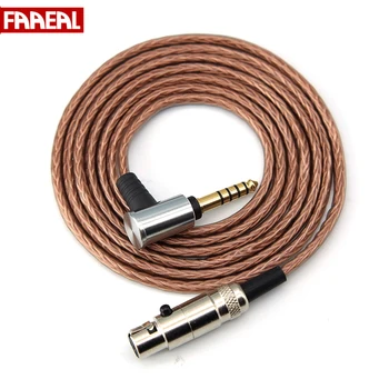 FAAEAL Взаимозаменяеми Кабел За обновяване 3,5 мм/2.5 мм/4,4 мм аудио кабел за слушалки AKG K240, K240S, K702, K141, K171 K181, K271s Слушалки