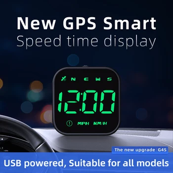 G4S GPS HUD Авто Led Централен Дисплей Smart Digital Alarm Напомняне за измерване на Скоростта на GPS HUD автоаксесоари за Всички Автомобили