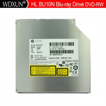 HL BU10N BU20N 9,5 мм, 6X SATA 3D Blu-ray Записващо устройство BD-RE DL Двуслойни Bluray Писател Супер Тънък Лаптоп, Вътрешен Оптично устройство SATA